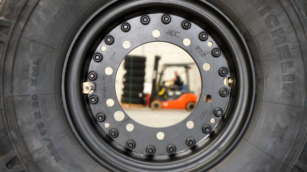 High-strength special-purpose wheel system manufactured by Atlantic Data Center